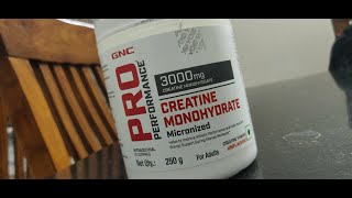 GNC  Creatine Monohydrate Review [upl. by Lissner]