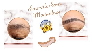 Restructuration et teinture sourcils  TUTO BEAUTÉ [upl. by Radborne]