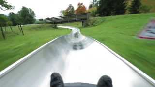 Fastest Alpine Slide Time  Bavaria Germany [upl. by Rochella54]