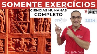 TODOS OS EXERCÍCIOS  CIÊNCIAS HUMANAS  ENCCEJA 2024  ENSINO MÉDIO E FUNDAMENTAL [upl. by Anilemrac]