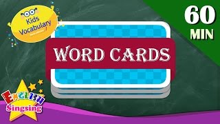 Kids vocabulary compilation  Words Theme collection  Word cards  review [upl. by Ecirpak]