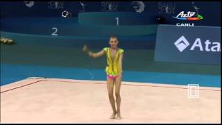 Katerina Marinova Clubs Q EC2014 [upl. by Suidaht]