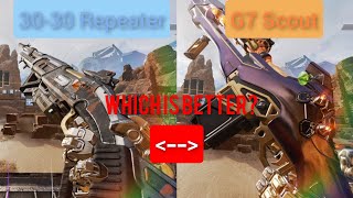 Which is better G7 Scout or 3030 Repeater Apex Legends [upl. by Roach326]