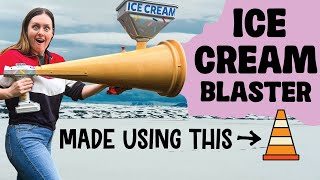 We built an Ice Cream BLASTER [upl. by Gunnar]