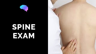 Spine Examination  OSCE Guide  UKMLA  CPSA [upl. by Snah]