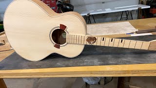 Building a scrap wood guitar [upl. by Ojyma]