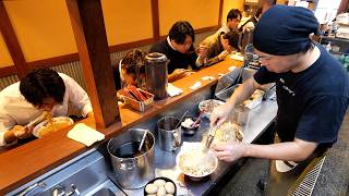 岡山）１キロ越えラーメンに驚愕！カウンター１０席をぶん回すイケイケ店主がヤバい。。 [upl. by Assenej]