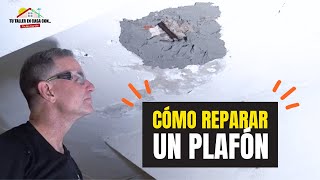 Cómo Reparar el Plafón o Techo en Concreto [upl. by Ednargel]