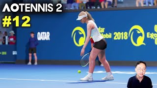 Swiatek vs Alexandrova  AO TENNIS 2 Simulation Gameplay 12 wCommentary [upl. by Aicssej]