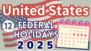 【US】2025 Holiday Calendar Discover 12 Happy Celebrations [upl. by Elianore]