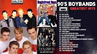 Backstreet Boys Westlife MLTR Boyzone  The Best of 90s Boyband Love Songs Full Album [upl. by Suillenroc122]