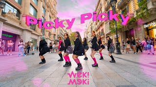 KPOP IN PUBLIC BARCELONA  ONE TAKE WEKI MEKI  PICKY PICKY Dance cover by DABOMB [upl. by Darnoc873]