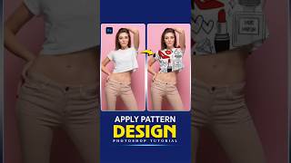 How to apply pattern design to clothes in photoshopputting any design on a dress using photoshop [upl. by Trudie]