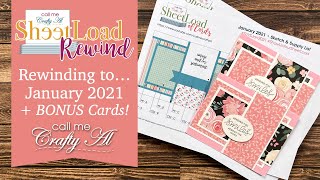 SheetLoad Rewind to January 2021 amp 2 BONUS Cards SLCTJan2023 suysjan2023 [upl. by Karilynn]