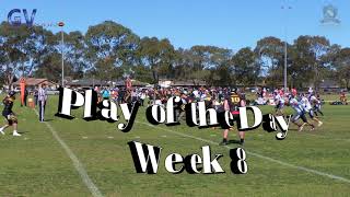 Week 8 Play of the Day  Gridiron Victoria [upl. by Luapnaej]