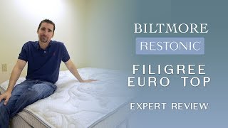 Restonic Biltmore Filigree Euro Top Mattress Expert Review [upl. by Sisi323]