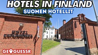 Hotels in Finland American finds a 5 Star Hotel on GeoGuessr [upl. by Niddala]