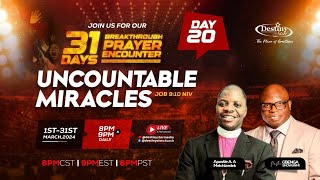 Day 20 of 31 Days Breakthrough Encounter Prayer  Pastor Gbenga Showunmi [upl. by Aihselef849]