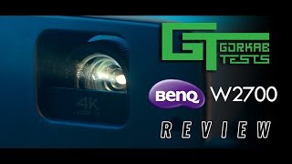 Gorkab Tests  BenQ W2700 4K HDR Projector [upl. by Sidra]