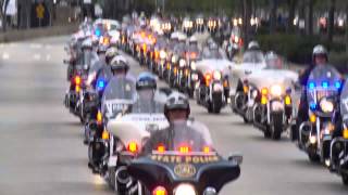 Governor Cuomo Participates in 911 Memorial Motorcycle Ride [upl. by Enitsenre]