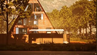 AFrame Cabin Build Modern Wood House Design Ideas [upl. by Yee654]