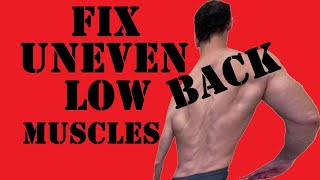 Fix Uneven Low Back Muscles  Strengthen Your Weak Side [upl. by Myron]