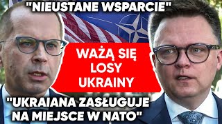 quotBestialskiquot sygnał Rosji przed szczytem NATO Hołownia Ukraina będzie wpierana nieustannie [upl. by Harman]