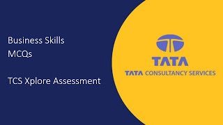 Business Skills MCQs  TCS MCQ questions with answers  TCS Xplore Assessment [upl. by Coleman]