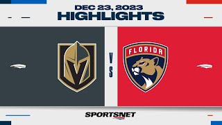 NHL Highlights  Golden Knights vs Panthers  December 23 2023 [upl. by Leviram]