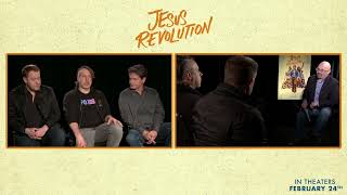 Jesus Revolution Interview with Jon Erwin Brent McCorkle and Kevin Downes [upl. by Notlok163]