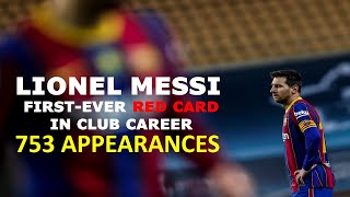 Messi punched Asier Villalibre Face slow Motion  Messis First Ever RED Card for Club in 753 games [upl. by Nerrad]