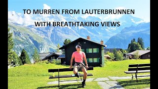 HOW TO TRAVEL TO MURREN FROM LAUTERBRUNNEN WITH BREATHTAKING VIEWS  Mateos Adventures [upl. by Dranik]