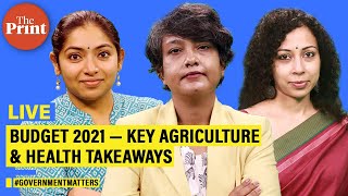 Budget 2021 — Key agriculture amp health takeaways [upl. by Goodrow976]