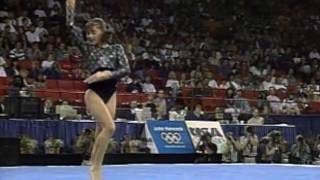 Dominique Moceanu  Floor Exercise  1997 US Gymnastics Championships  Women  Day 2 [upl. by Drofnelg10]