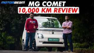 MG Comet  10000 KMs Long Term Review  MotorBeam [upl. by Creight]