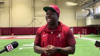 Alabama WR Coach JaMarcus Shephard Interview  Missouri Week [upl. by Ecargyram192]