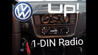 VW Up Facelift Radio Umbau auf 1Din [upl. by Baiss719]