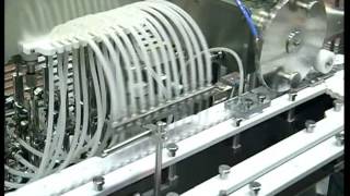 Liquid filling line  speed 600 vialsminute [upl. by Elagibba]