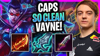 CAPS IS SO CLEAN WITH VAYNE  G2 Caps Plays Vayne Top vs Dr Mundo Season 2024 [upl. by Erialcyram]