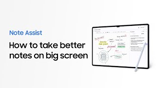 How To Use Note Assist On Tablets  Galaxy Tab S10 Series  Samsung UK [upl. by Burta849]