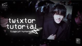 TWIXTOR TUTORIAL capcut tutorial  yourmina [upl. by Nitsrek]