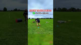 Rugby tackle drills rugbyunion rugby drills skills tackle [upl. by Chris]