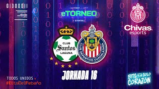 🎮 JORNADA 16 eTORNEOAP24 SANTOS VS CHIVAS [upl. by Euqirrne851]