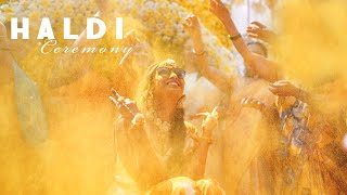 Sandhyasquot  Haldi Ceremony  English Vinglish  Shruthi Video  4K [upl. by Krusche195]