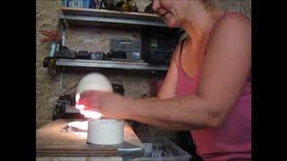 Hatching procedure for ostrich eggs from the incubator [upl. by Maples]