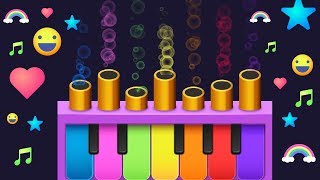 Baby Sensory Videos  Piano and bubbles  Stimulation Development  Music  Colors  Movement [upl. by Nyrmac]