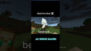 Bedrock player killing wither minecraft entity trending gaming esports mcpe viralshort [upl. by Helbonna]