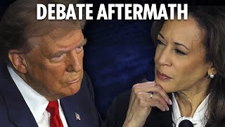 LIVE Trump and Harris camps dissect debate in spin room [upl. by Larianna460]