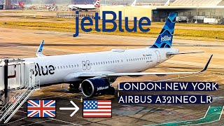 jetBlue Airbus A321LR  LGWJFK  Core Economy [upl. by Klarika]