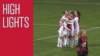 Highlights Excelsior Barendrecht  Ajax Vrouwen [upl. by Itnava]